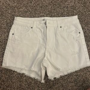 White Jean RSQ vintage high rise shorts - Girls size 16